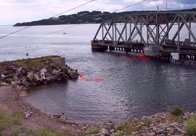 Grand Narrows dive site